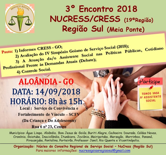 Convite NUCRESS 3. encontro 2018