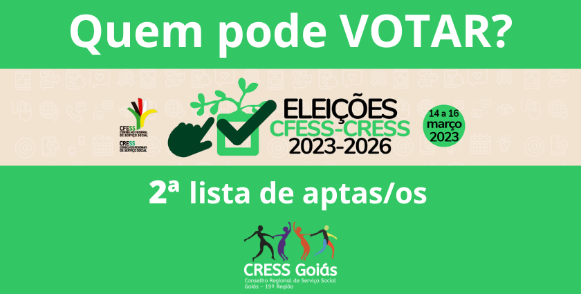 2 listagem dos aptos a votar eleicoes cfess cress 2023 2026