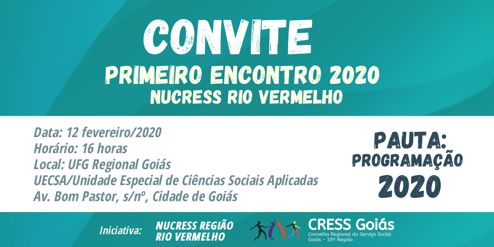 Primeiro encontro 2020 Nucress Rio Vermelho site