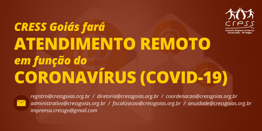 atendimento cress goias coronavirus pandemia