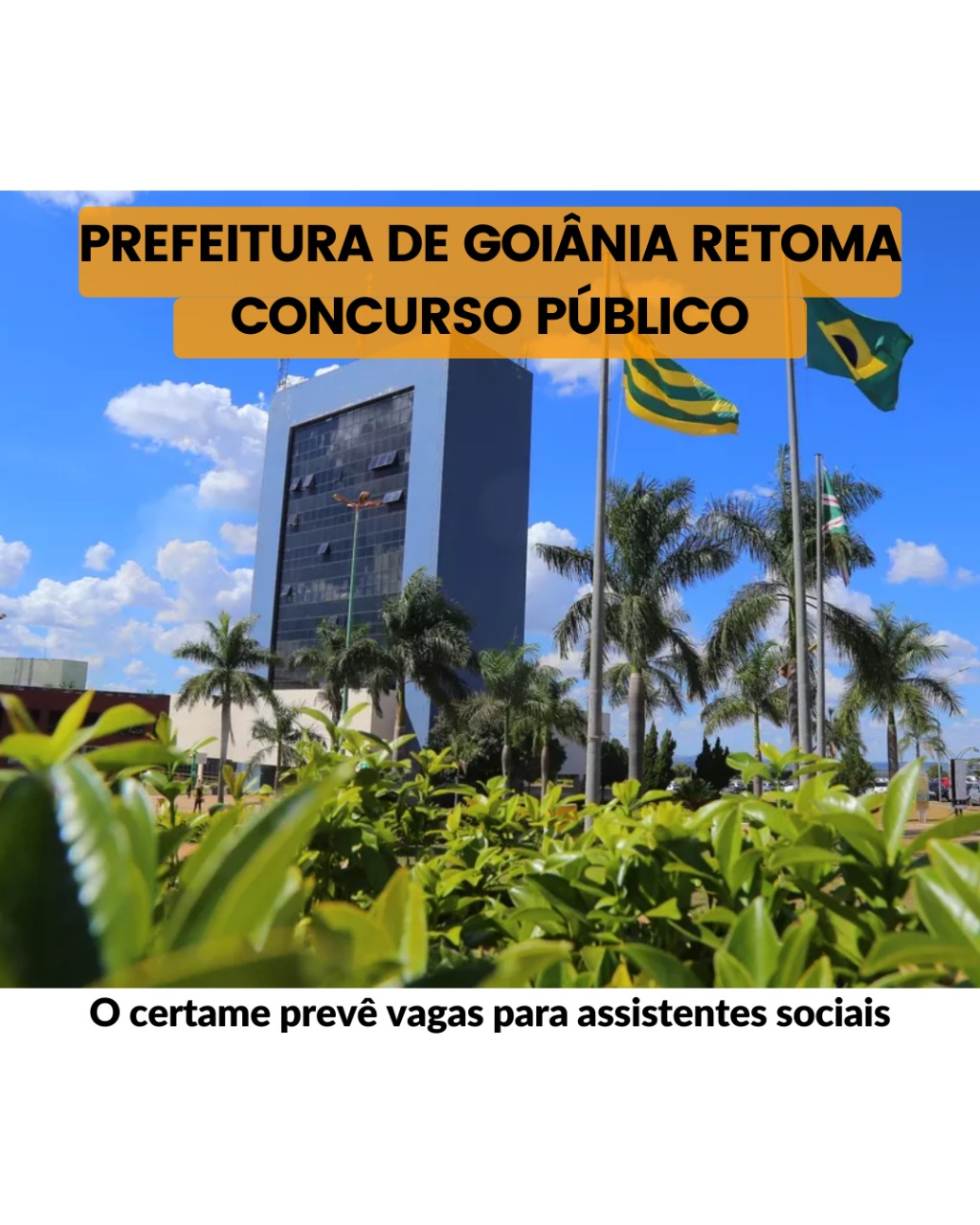 Edital prefeitura de Goiânia