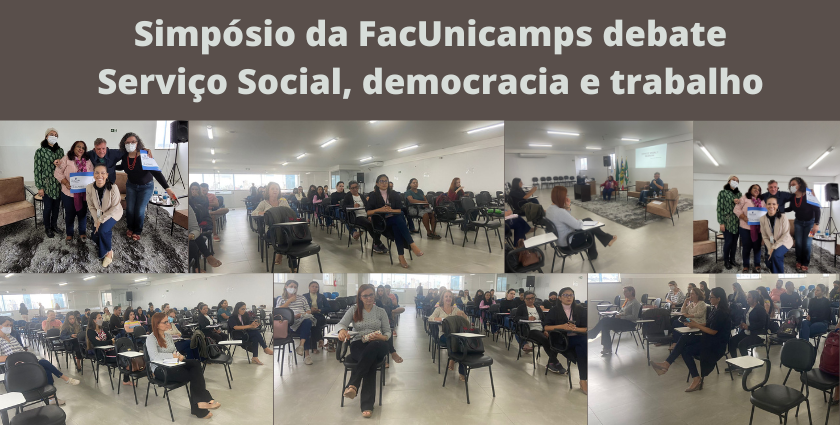 Site Simpósio da FacUnicamps debate Serviço Social democracia e trabalho