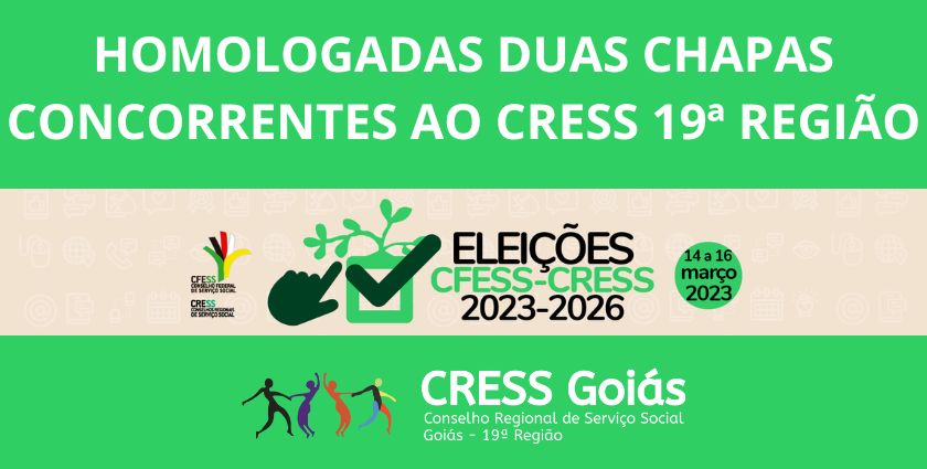 Eleições CFESS/CRESS 2023-2026: CRE do CRESS-MA homologa inscrição de chapa  única no Processo Eleitoral