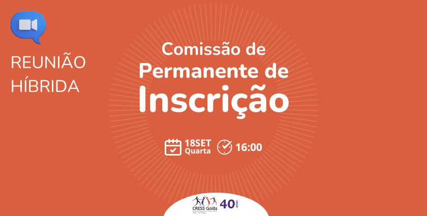 site reuniao comissao inscrição